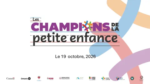 Day 1 - Les champions de la petite enfance slide deck
