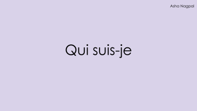 Qui suis-je