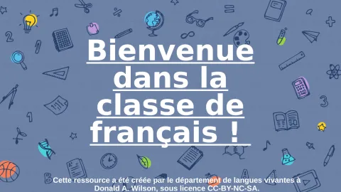 La rentrée - Une présentation digitale pour mieux se connaître le premier jour du cours de français