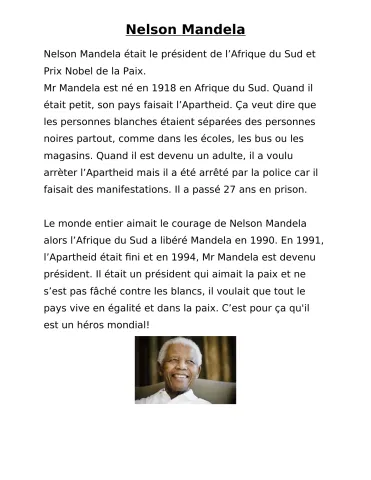 Nelson Mandela 